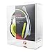 VCOM Attacker Computer Headphones with Microphone for PC Gaming Headset with Adjustable Microphone Works with Gaming Laptops Desktops Mic Headset for Skype with Volume Control-Yellow