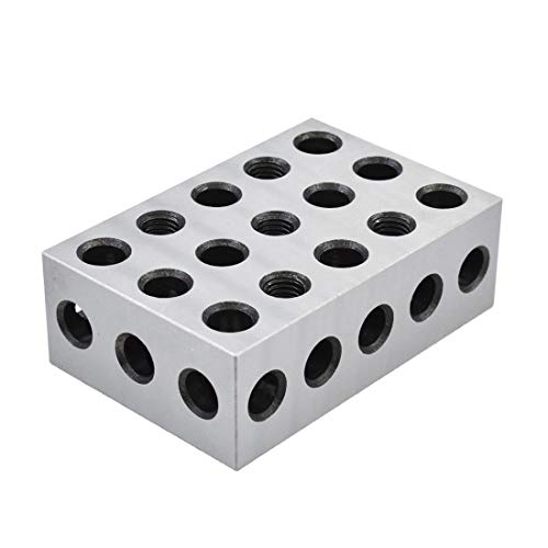2-4-6 Blocks 23 Holes Matched Pair Ultra Precision 0.0002" Machinist 246 Jig Fit for Milling Machine