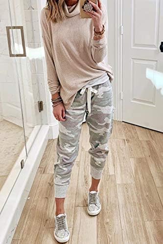 CILKOO Women Casual Drawstring Elastic Waist Drawstrings Jogger Sweatpants Stretch Lounge Pants with Pockets 3 CILKOO Women Casual Drawstring Elastic Waist Drawstrings Jogger Sweatpants Stretch Lounge Pants with Pockets