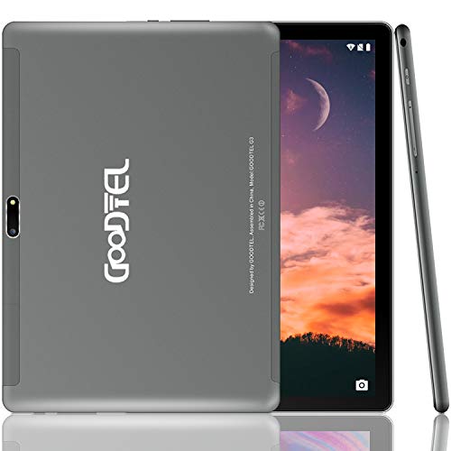 GOODTEL-10-Tablet-with-4GB-RAM-64GB-ROM-Tablets-Android-90-PieDual-CamerasWi-FiHD-IPS-DisplayType-CBluetooth-40Keyboard-Grey