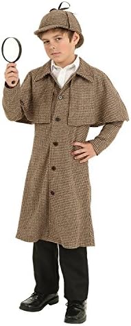Quanyongjingpen Costumes boys Child Sherlock Holmes Costume
