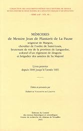 Mémoires de messire Jean de Plantavit de La Pause, seigneur de Margon...