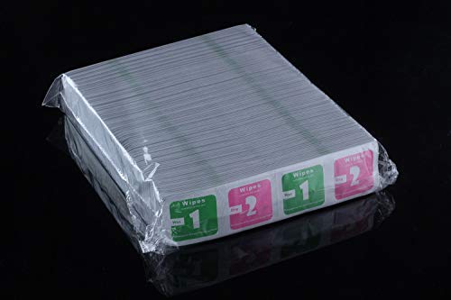 Vôsaidi 200pcs Cleaning Wipes for Fingernail Dry-Wet Wipes for Camera and Cell Phone Cleaning Cloths for Skin Cleaning Care Jewelry Mobile Phone Screen Paper