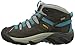 KEEN Women's Targhee 2 Mid Height Waterproof Hiking Boots, Gargoyle/Caribbean Sea, 8