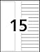 Avery Dividers for 3 Ring Binders, 15 Tabs per Set, Customizable Table of Contents, Multicolor Tabs, Great for Organizing Reports, Projects, and More (11143)