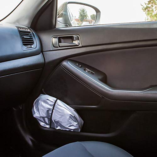 Car Sun Shade for Windshield - Sunshade Window Visor Reflector Shades Shield Visors Front Sunshield Auto Accessories Best for Cars Truck Van SUV Vehicle Protector Foldable Screen Blocker Sunshades - Thumbnail 6