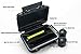 BOMBER CASE - Pax 2 & 3 Deluxe 6 Piece Kit with Large Locking Odor Proof Storage Case & Mini Smell Proof Carry Case, Glass Herb Jar, Bumper End Caps, Aluminum Material Bottle, Lockable Zipper - Black
