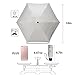 NOOFORMER Mini Travel Sun&rain Umbrella - Light Compact Parasol with 95% UV Protection for Men Women Multiple Colors