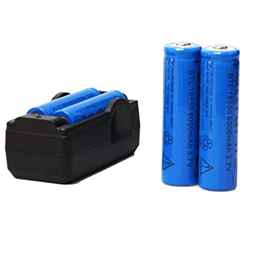3 18650+Battery+Charger+Rechargeable+Batteries