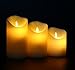 Luminara Flameless Candles Set of 3, (3