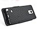 Samsung Galaxy Note Edge Case, Black Belt Clip Holster Armor Protective Case, Defender Cover (Black, Includes HD CLear Screen Protector and Touch Sensitive Stylus Pen) (BLACK HOLSTER SHELL COMBO)