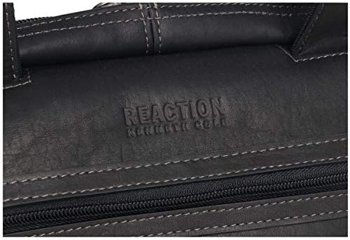 Kenneth Cole Reaction Reaction Manhattan Colombian Leather Expandable RFID 15.6" Laptop Business Briefcase Bag, Black 11 Kenneth Cole Reaction Reaction Manhattan Colombian Leather Expandable RFID 15.6" Laptop Business Briefcase Bag, Black