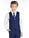 Paisley of London, Boys blue suit set with shirt , Ring bearer suits