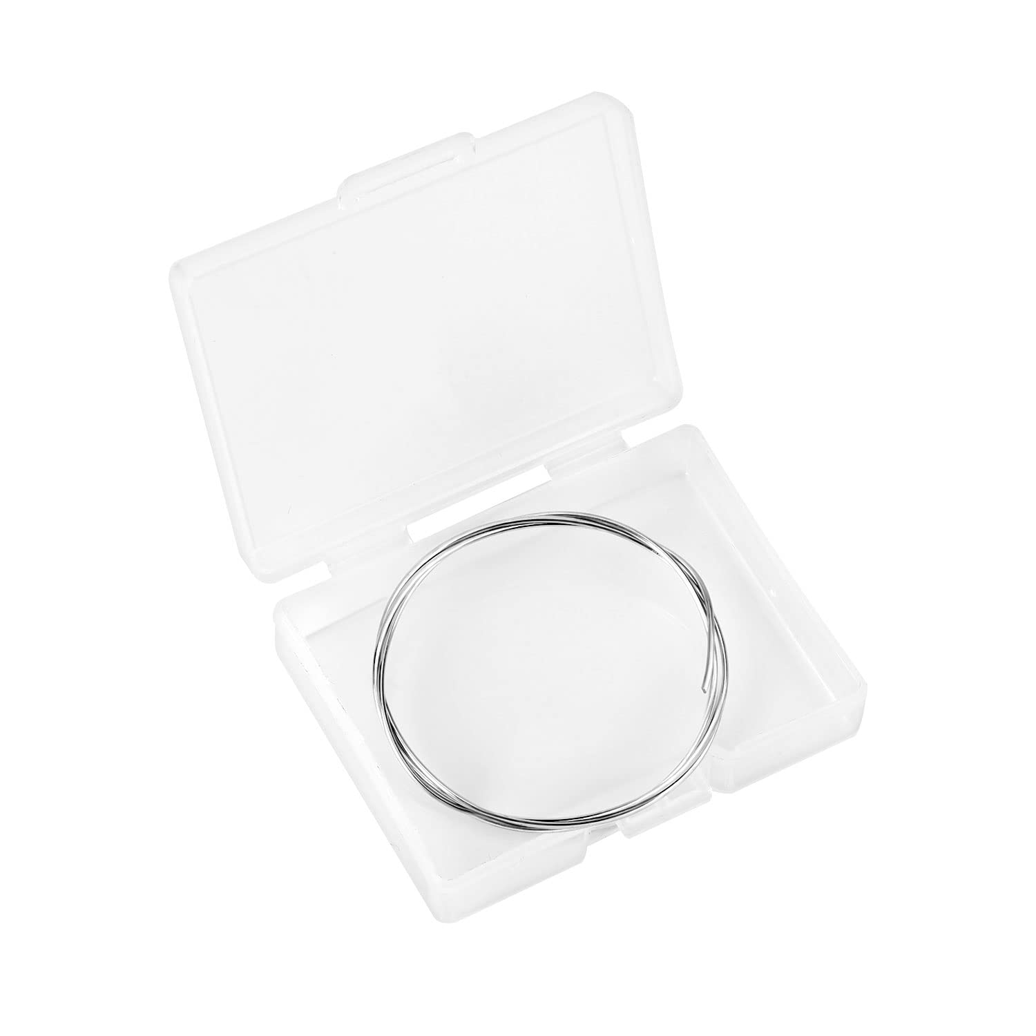 AIEX 14 Inch Silver-Plated Gold-Plated Alloy Solder Wire, Low Temp Silver-Plated Gold-Plated Alloy Solder Wire Hard Welding Tools for Jewelry Making Repair Electronic Soldering Diameter 0.8mm