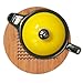 Totally Bamboo Lattice Trivets, 2 Piece Set, Round and Square Bamboo Trivets