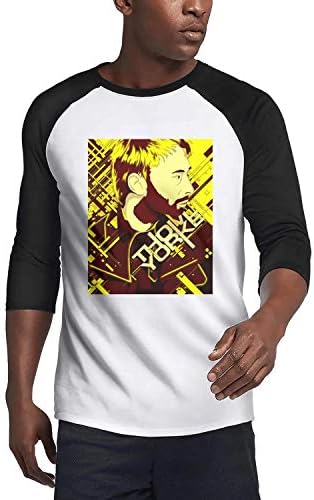 Mawan Thom-Yorke- 3/4 Raglan Sleeve Cotton Baseball Tee Shirts