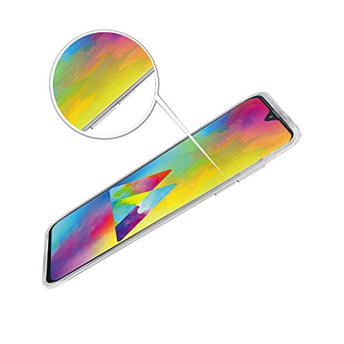 Amazon Brand - Solimo Mobile Cover (Soft & Flexible Back case) for Samsung Galaxy M20 (Transparent)