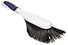 Rubbermaid Commercial Products Dustpan and Brush Set with Comfortable Grip, White/Black, Easy Pickup with Rubber Edge in Home/Garage
