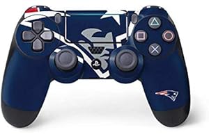 Skinit Decal Gaming Skin Compatible with PS4 Pro/Slim Controller - Officially Licensed NFL New England Patriots Large Logo Design