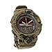 Men's Solar Camouflage Watch LED/Quartz Combo Shock and Water Resistant SCW3 by ricco power
