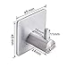 Towel Hook Self Adhesive SUS 304 Stainless Steel Brushed Nickel Bathroom Kitchen Robe Organizer (2-Pack)