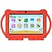 Xgody T702 7 Inch HD Kids Tablet PC Quad Core Android 8.1 1GB RAM 16GB ROM Touch Screen with WiFi Pre-Loaded 3D Game Dual Camera Red
