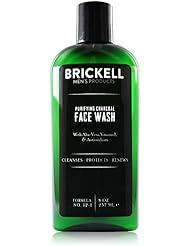 Brickell Men&rsquo;s Purifying Charcoal Face Wash for Men &ndash; 8 oz &ndash; Natural & Organic Facial Cleanser