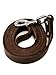 Mighty Paw Leather Dog Leash - Genuine Distressed Material - Premium - Suitable for All Pet Sizes - Heavy Duty Dogs Leashes - Modern - Dark