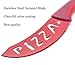 PREMIUM KNIFE SET- Set of 4 Pizza Knives - Best Quality Stainless Steel - Pizza Cutter and Slicer - Dishwasher Safe - Color Coated - Non-Stick Blades