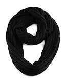 NYfashion101 Soft Warm Chunky Cable Knit Infinity Loop Scarf
