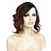Aimole Short Wavy Curly Wigs Ombre Bob Women Wig Heat Resistant Synthetic Hair