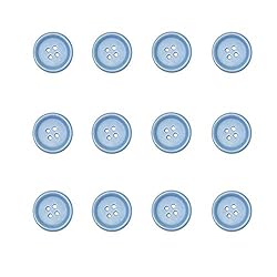 Libiline 100pcs Resin Button Solid Color 4Holes