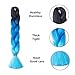 Hairingrid Jumbo Braid Hair Ombre Extension 24inch 6pcs/Lot 100g/pc Synthetic Hair Twist Braiding Hair Crochet Hair for African American Women (R76XM52#)