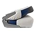 Leader Accessories Premium Folding Boat Seat White/Blue/Charcoal