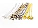 Mixed Color Assorted Brass Flat Head Pins for Jewelry Making, Crafts (50mm, 21 Gauge) 2