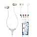 Azuki Anti-Radiation Air Tube Headphones– Blocks EMF for Radiation Free Comfort 3.5mm Stereo Air Tube Wired Earphone