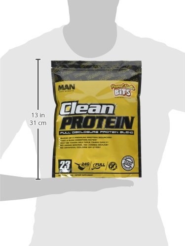 man sports clean protein