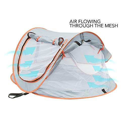 SiestaPod Portable Baby Sun Tent | Lightweight UPF 50+ Infant Skin Protection for Travel, Camping, and Play | Mosquito Net and Sunshade