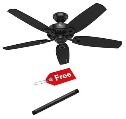 Builder Elite 52 Stylish Ceiling Fan With Five Fans Matte Black