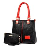 YANXI Letter Handbag Lady Fashion Shoulder Handles PU Leather Tote Bag With Zipper Women Bag Set
