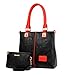 YANXI Letter Handbag Lady Fashion Shoulder Handles PU Leather Tote Bag With Zipper Women Bag Set