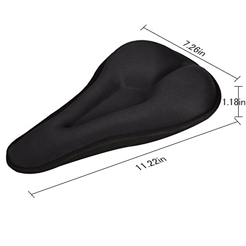 image for Bike Gel Seat Cushion Cover Comfortable Bicycle Saddle Pad Oziral Prem