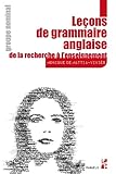 Leçons de grammaire anglaise : De la recherche à l'enseignement - Groupe nominal by