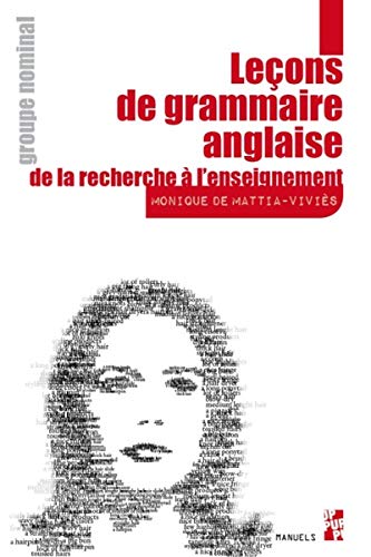 Leçons de grammaire anglaise : De la recherche à l'enseignement - Groupe nominal by