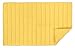DII Ultra Soft Luxury Spa Ribbed Memory Foam Cotton Bath Mat Place in Front of Shower, Vanity, Bath Tub, Sink, and Toilet, 17 x 24 - Yellow