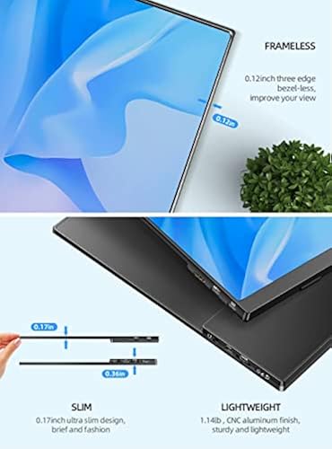 QLED Portable Monitor, UPERFECT 15.6 