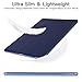 Ztotop iPad 2017 Case for 9.7 inch iPad, Lightweight Trifold Stand Smart Case with Auto Sleep/Wake Function Hard Back Cover for New iPad 9.7 2017, Dark blue
