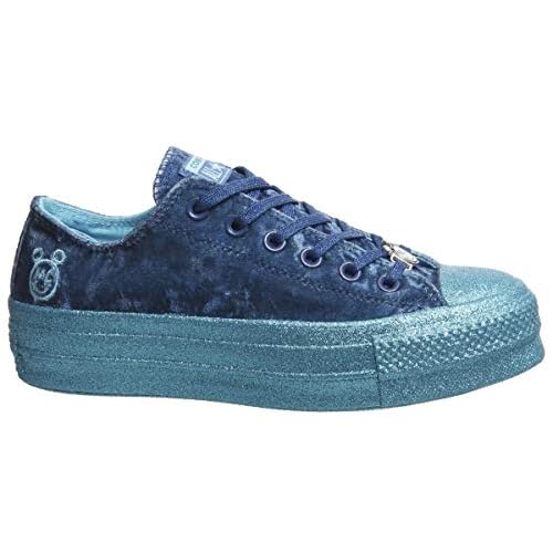 converse miley cyrus azul