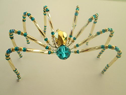 Beaded Christmas Spider Ornament Sun Catcher
