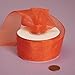 Orange Shimmer Sheer Organza Ribbon, 1-1/2
